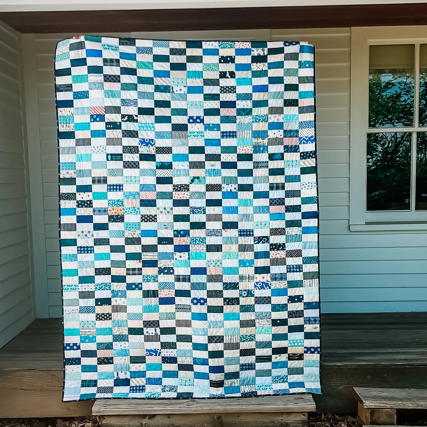 Scrappy Coin Quilt Tutorial