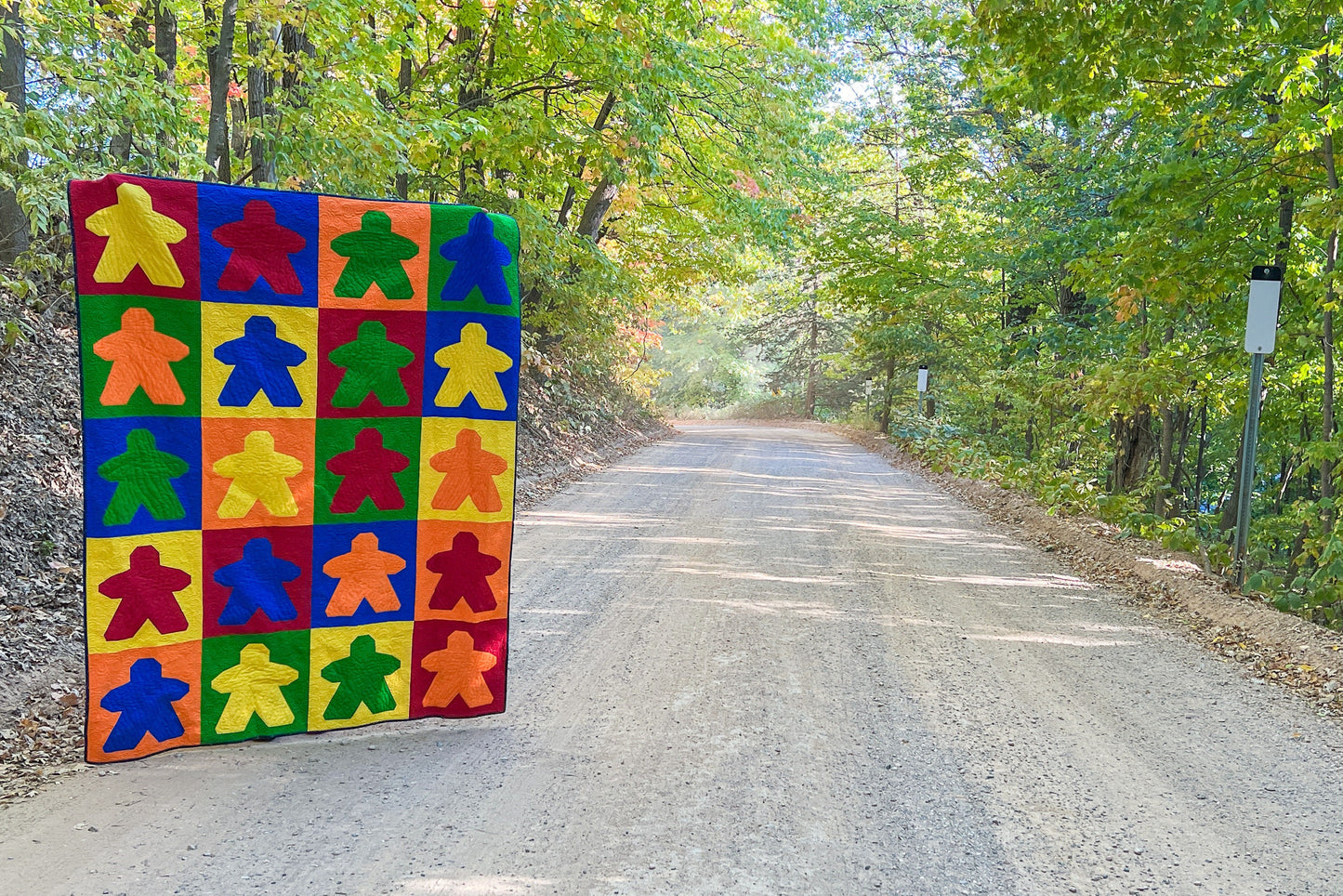 Meeple Game Night Paper Pieced Quilt Block (FPP) (PDF Pattern)