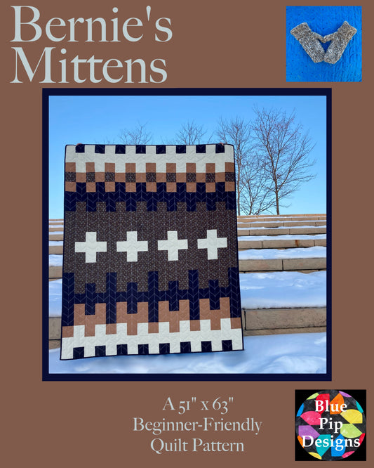 Bernie's Mittens PDF Quilt Pattern - Automatic Download