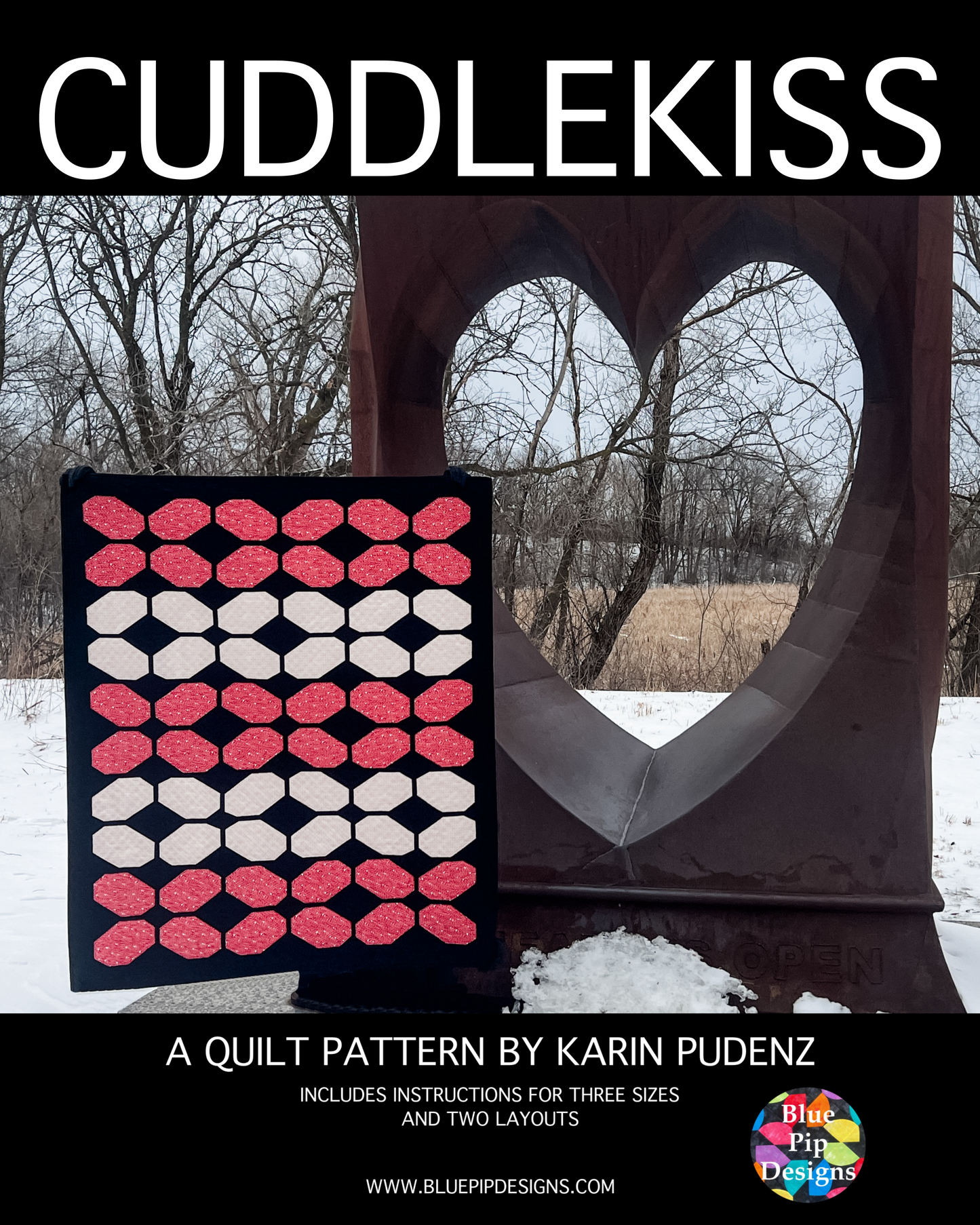 Cuddlekiss PDF Quilt Pattern - Automatic Download