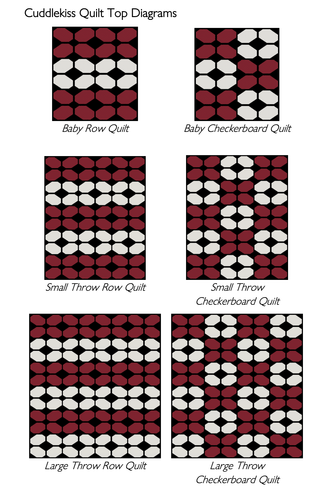 Cuddlekiss PDF Quilt Pattern - Automatic Download
