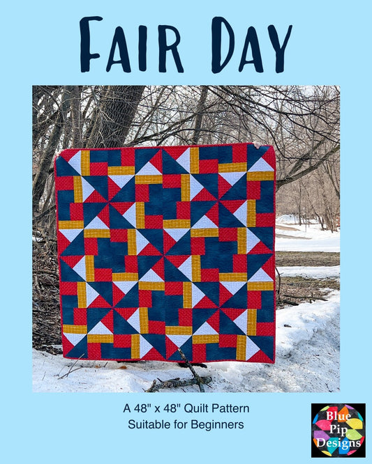 Fair Day - A Modern Quilt Pattern Suitable for Beginners (PDF)
